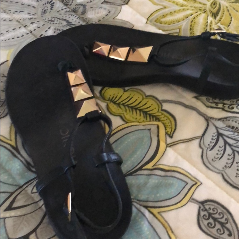 Sandals, slightly worn
